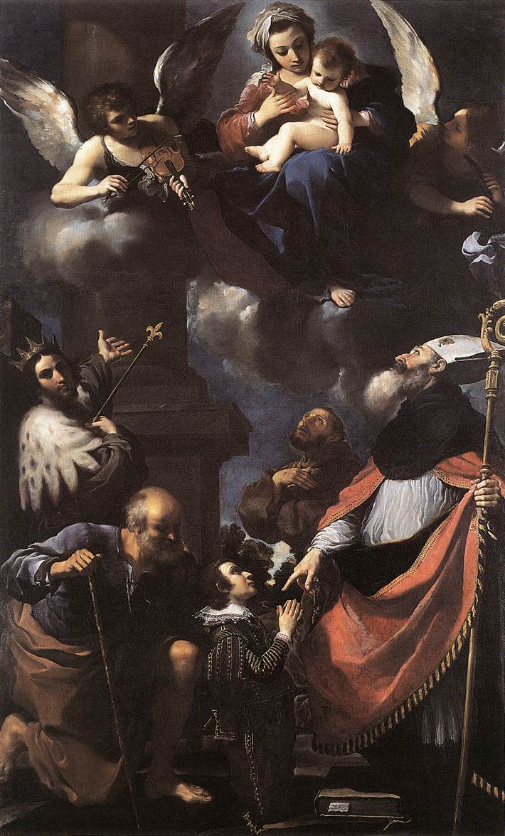 A Donor Presenting to the Virgin